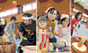 千歳緑小学校の「もちつき大会」