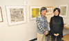 恵庭の高崎さん夫妻「版画二人展」を開催中